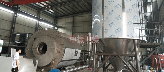 在卧式喷雾干燥机上安装分风装置有何作用